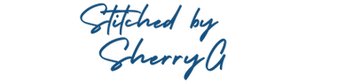 Stitched by SherryG logo