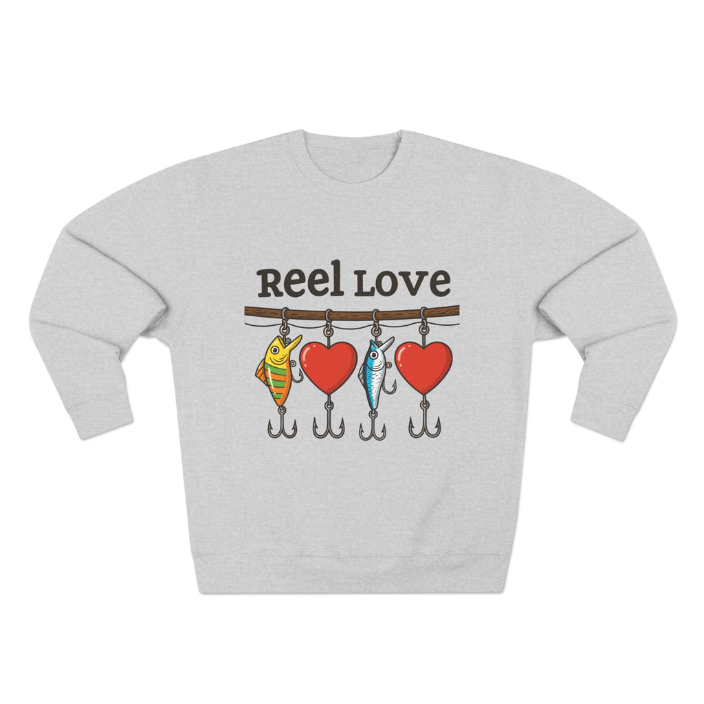 Sweatshirt Valentine's Day Reel Love Heather Grey