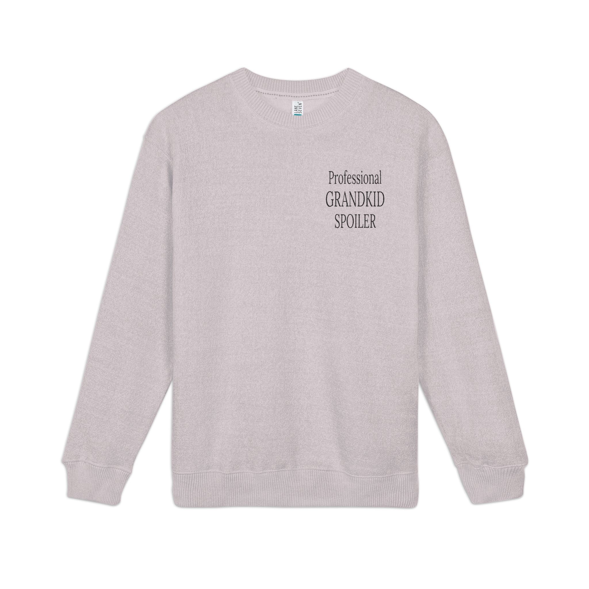 Embroidered Sweatshirt for Granddad or Grandma XS-3XL Salt & Pepper Color