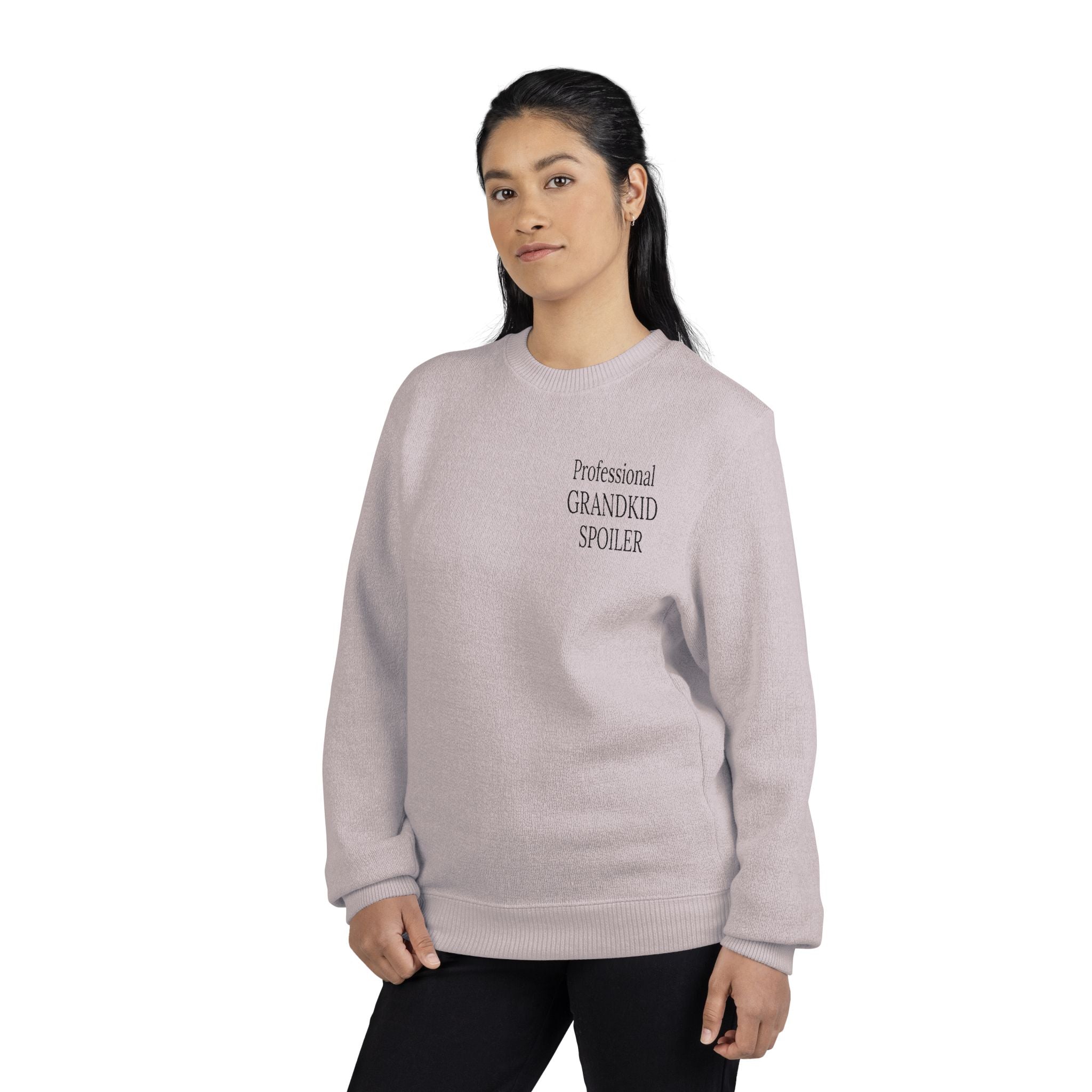 Embroidered Sweatshirt for Granddad or Grandma XS-3XL Salt & Pepper Color