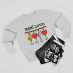 Sweatshirt Valentine's Day Reel Love Heather Grey