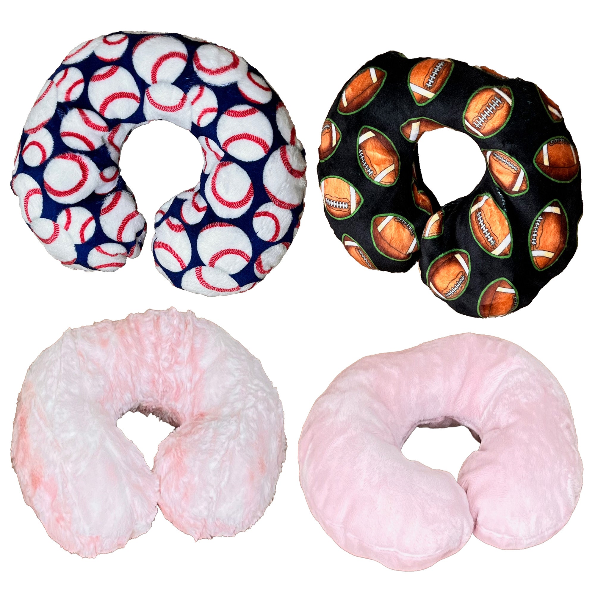 Neck Pillow for Travel and Neck Support, Kid and Adult Sizes Multiple Colors Available