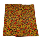 Christmas Holiday Napkins Machine Washable Made of 100% Cotton Set of 4, 6, 8 or 10 Brown with Red