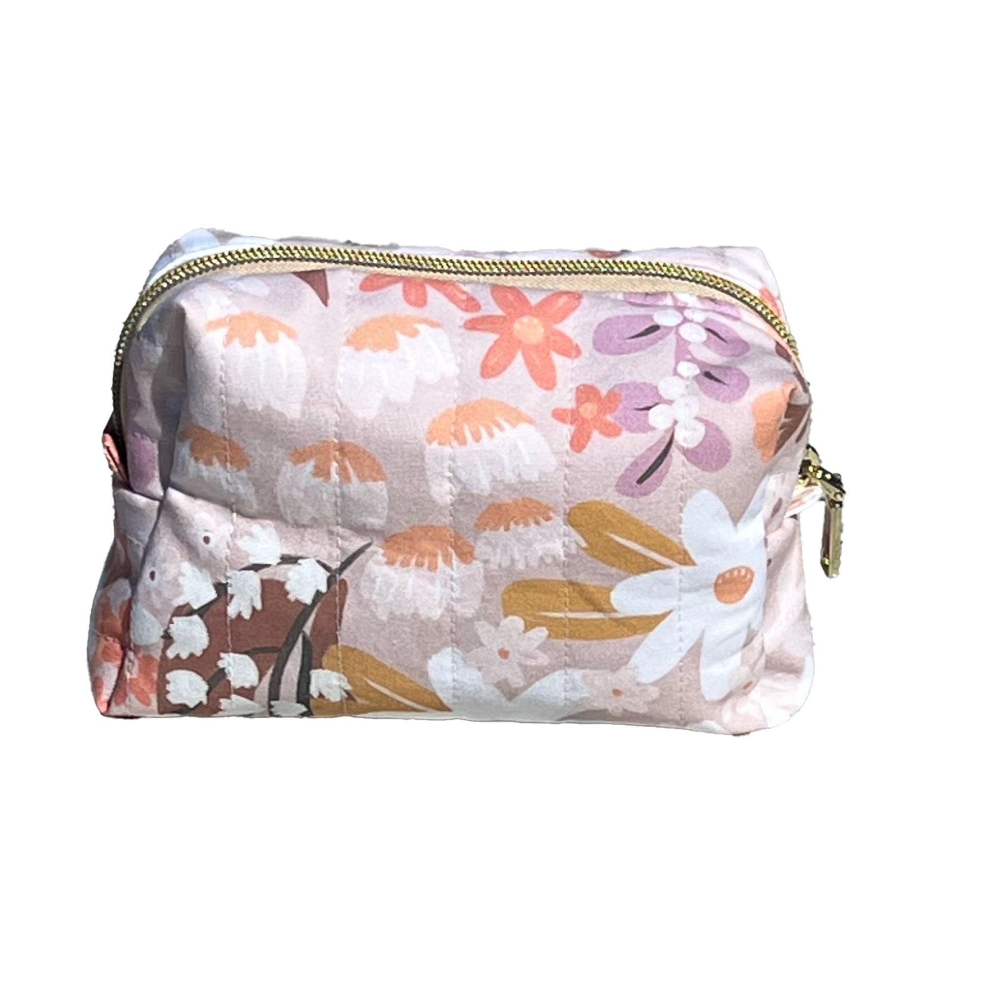 Everyday Toiletry, Cosmetic, MakeUp or Accessory Bag Brown Meadows