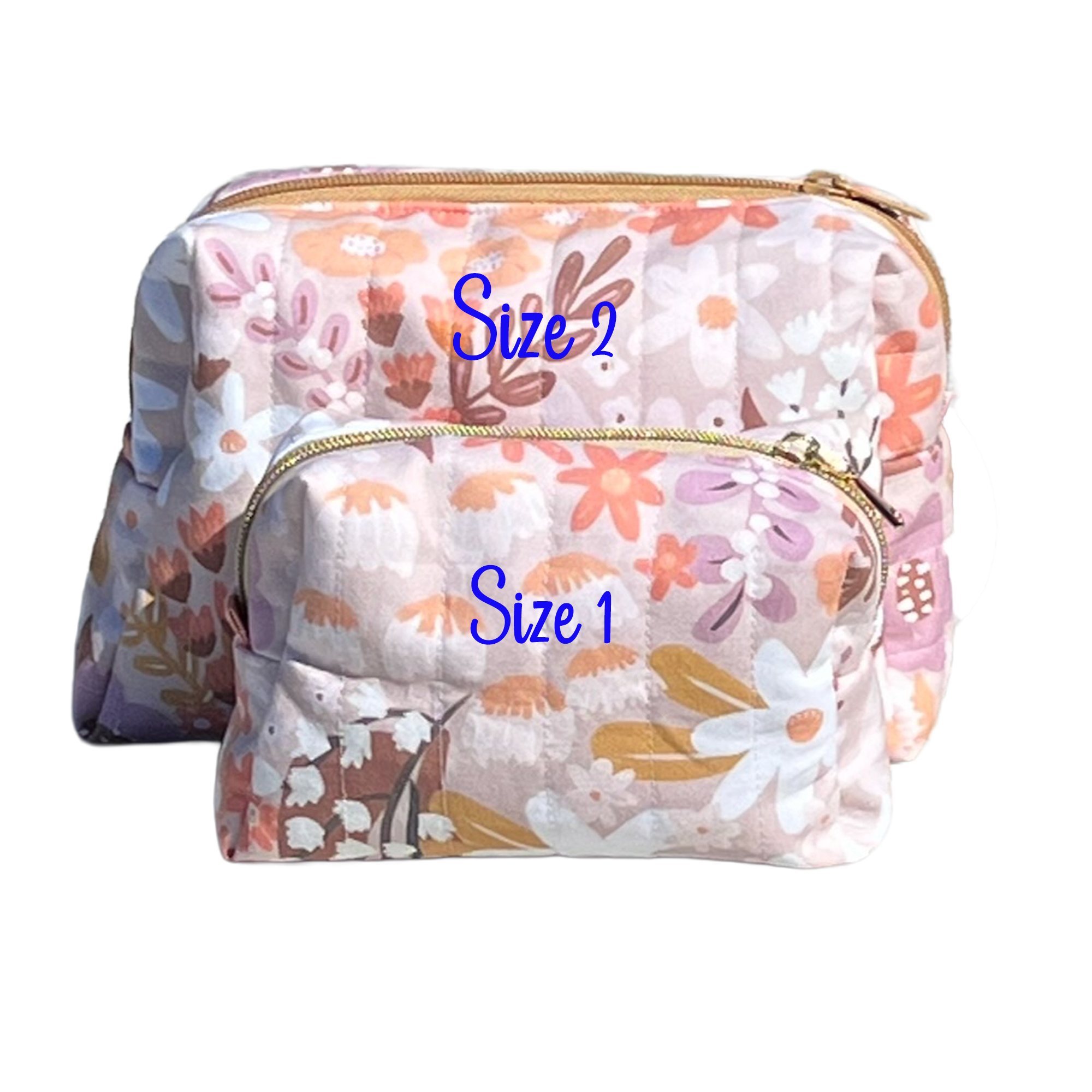 Everyday Toiletry, Cosmetic, MakeUp or Accessory Bag Brown Meadows