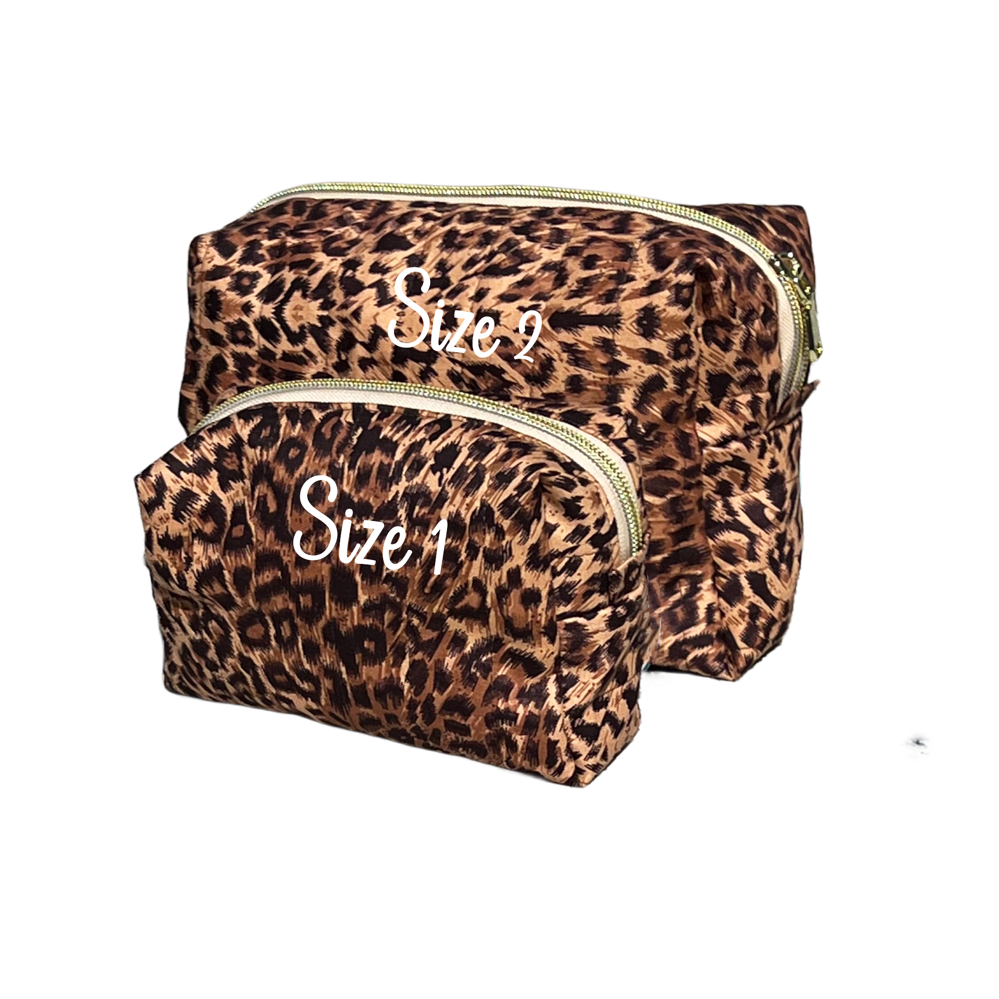 Everyday Toiletry, Cosmetic, MakeUp or Accessory Bag Cheetah
