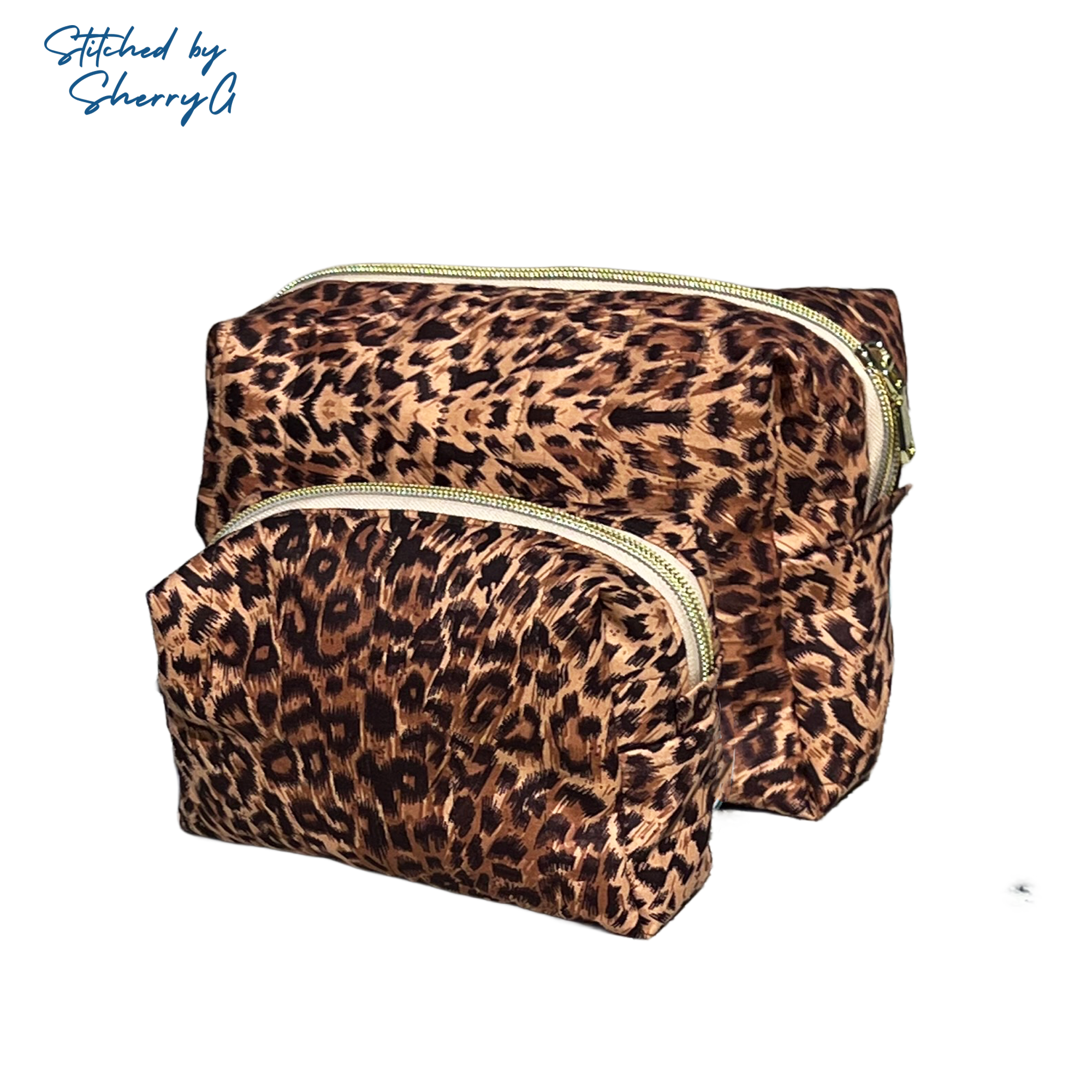 Everyday Toiletry, Cosmetic, MakeUp or Accessory Bag Cheetah