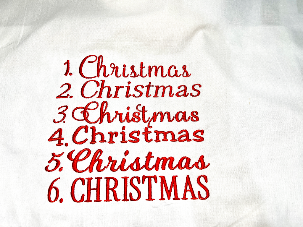 Christmas Stockings Embroidered and Personalized with Names