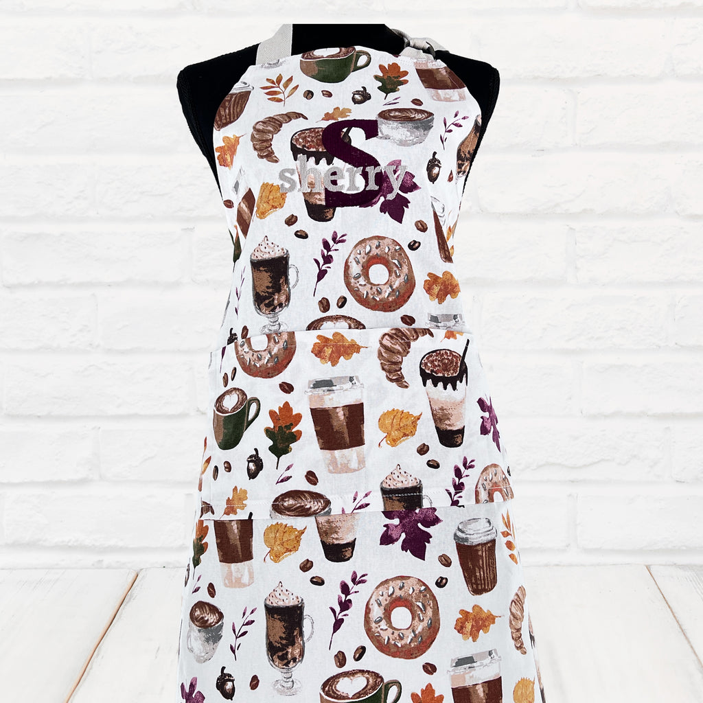Personalized Apron XXS - 3XL with Pockets Fall Vibes