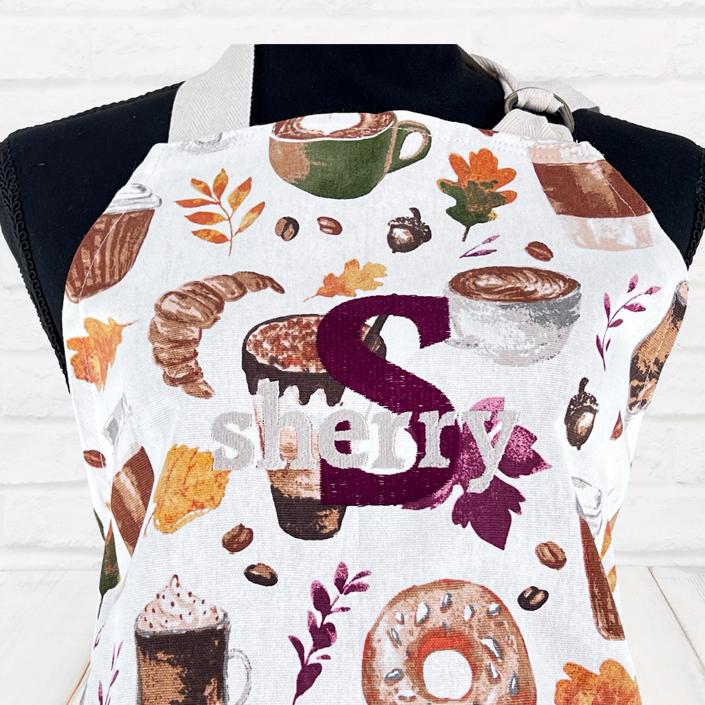 Personalized Apron XXS - 3XL with Pockets Fall Vibes