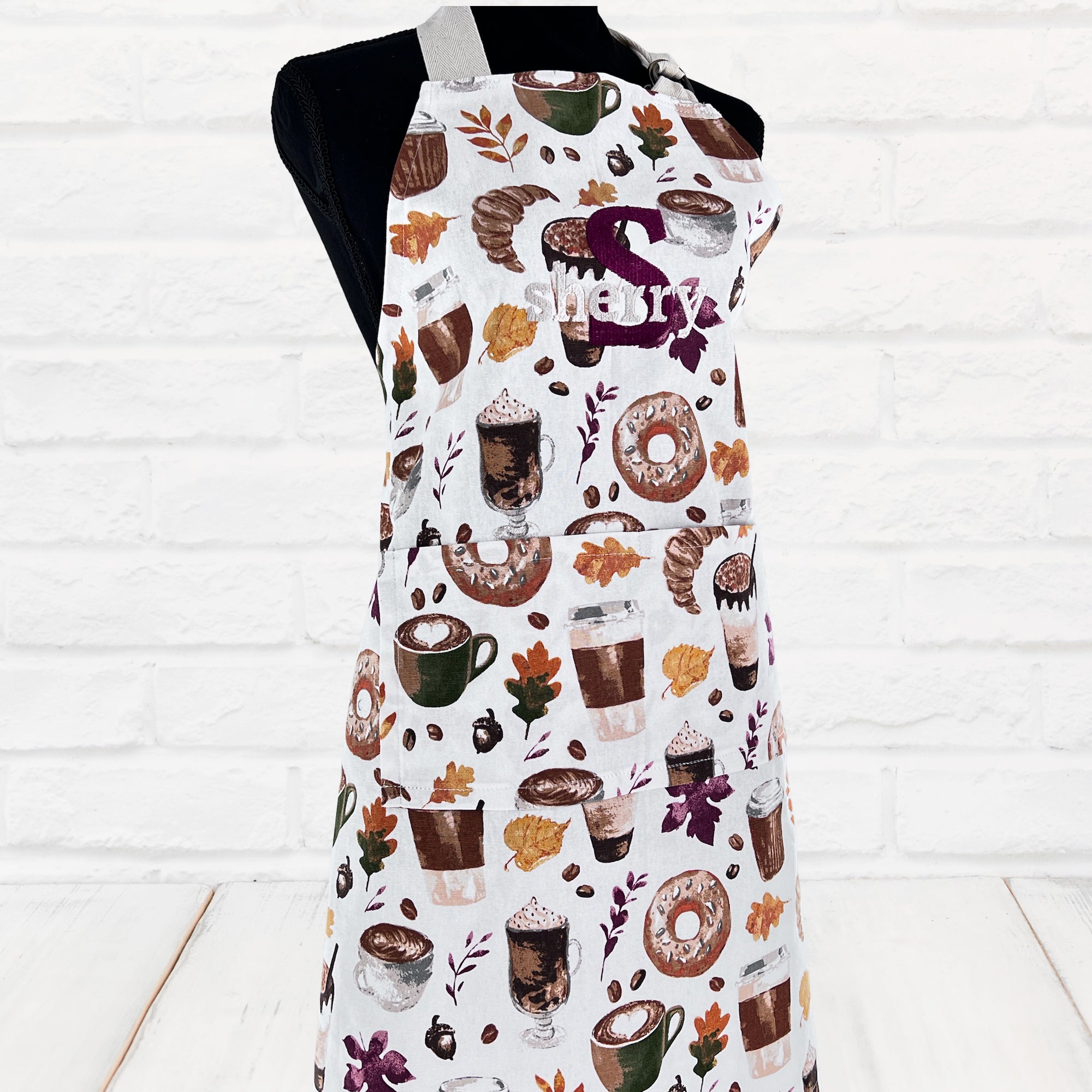 Personalized Apron XXS - 3XL with Pockets Fall Vibes