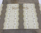 Dinner Napkins and Placemats Sage with Gold