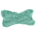 Neck Bone Pillow Personalized with Embroidered Name Mint Green