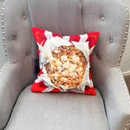 Pillow Cover or Throw Pillow Popcorn Design Movie Night