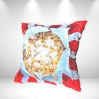Pillow Cover or Throw Pillow Popcorn Design Movie Night