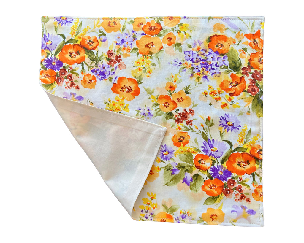 Dinner Napkins and Placemats Old Time Flower
