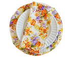 Dinner Napkins and Placemats Old Time Flower