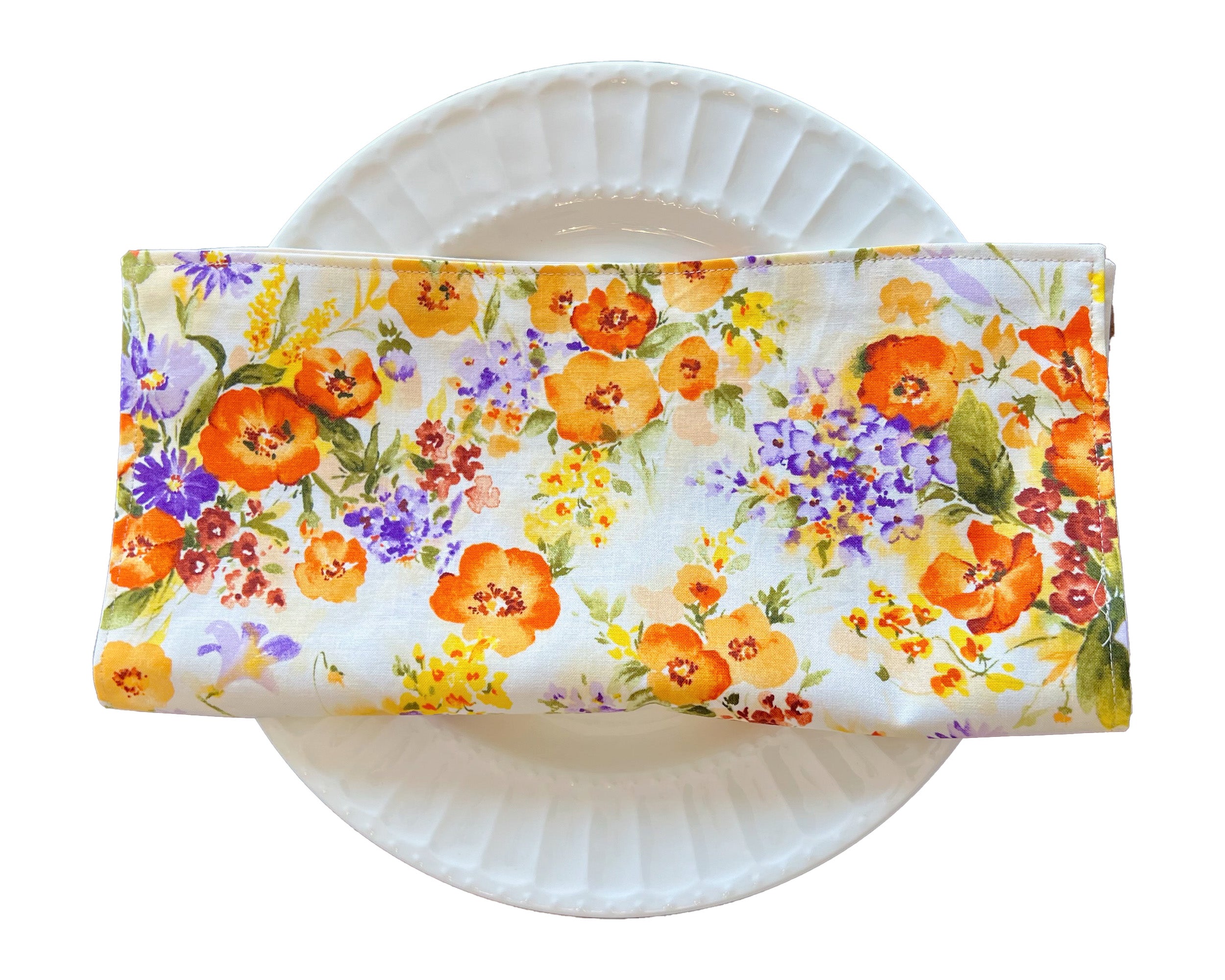 Dinner Napkins and Placemats Old Time Flower