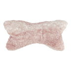 Neck Bone Pillow Personalized with Embroidered Name Pink White