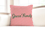 Christmas Throw Pillow Cover or Holiday Decorative Pillow Red Candy Cane