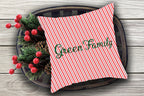 Christmas Throw Pillow Cover or Holiday Decorative Pillow Red Candy Cane