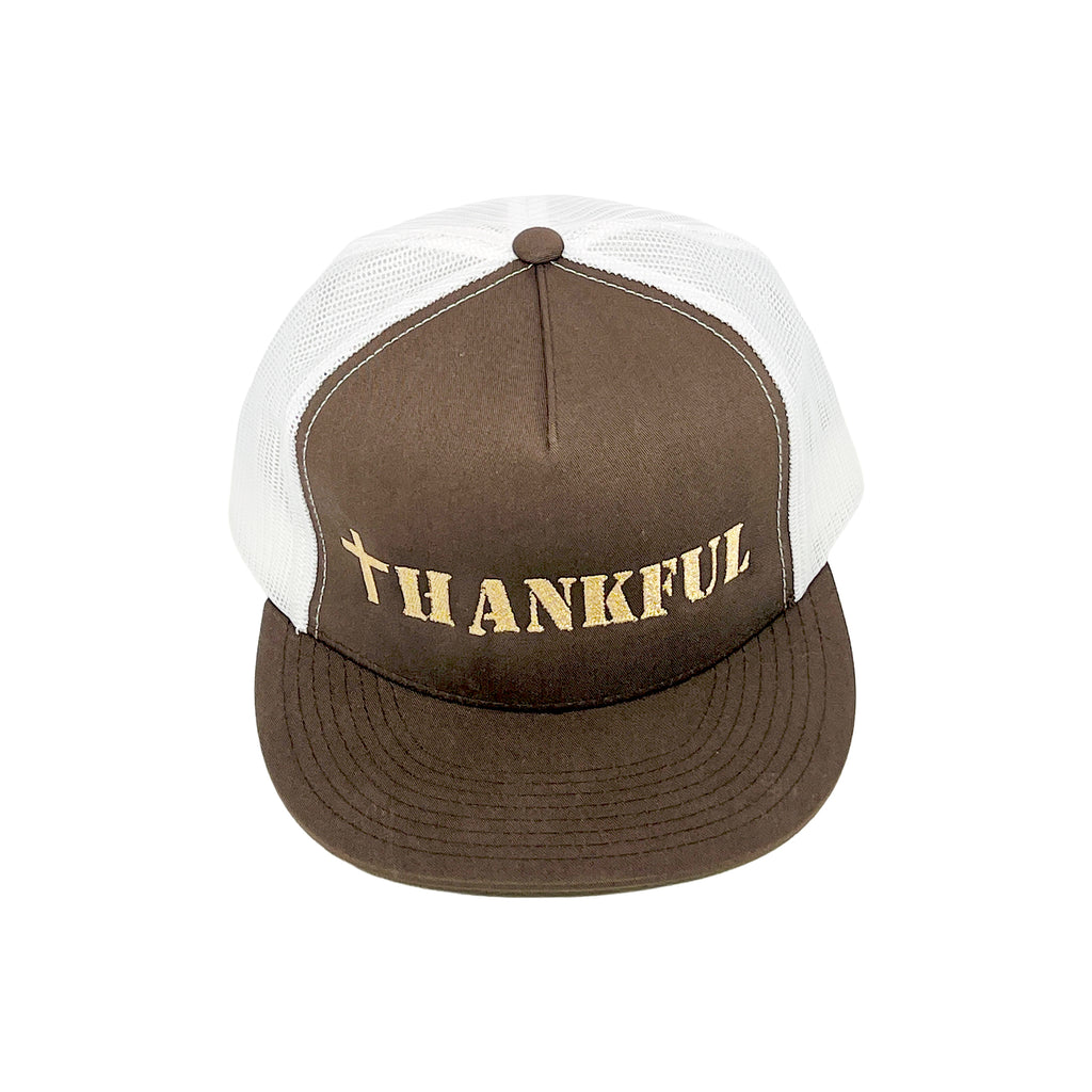 Trucker Hat Flat Brim for Him or Her Embroidered Multi Colors