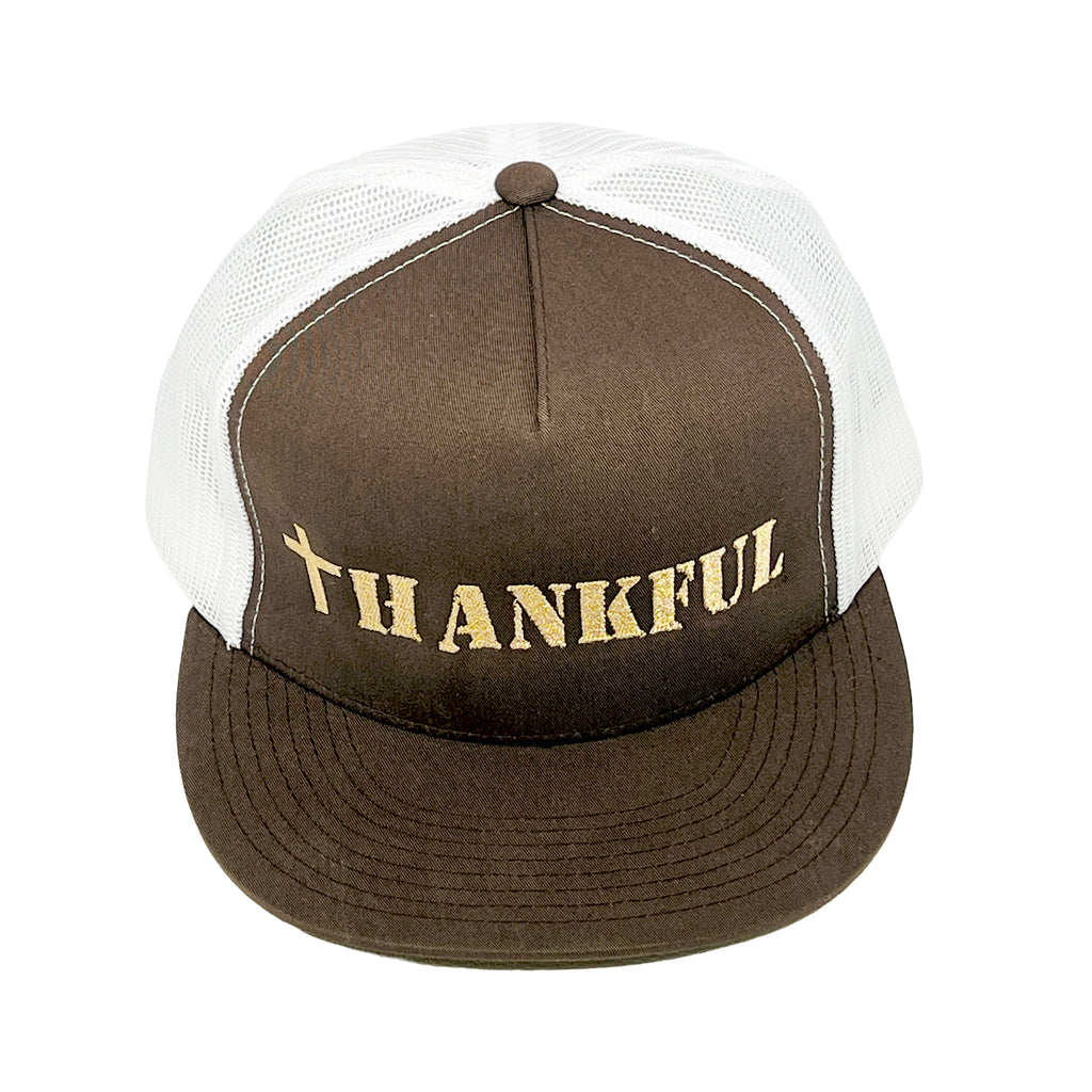Trucker Hat Flat Brim for Him or Her Embroidered Multi Colors