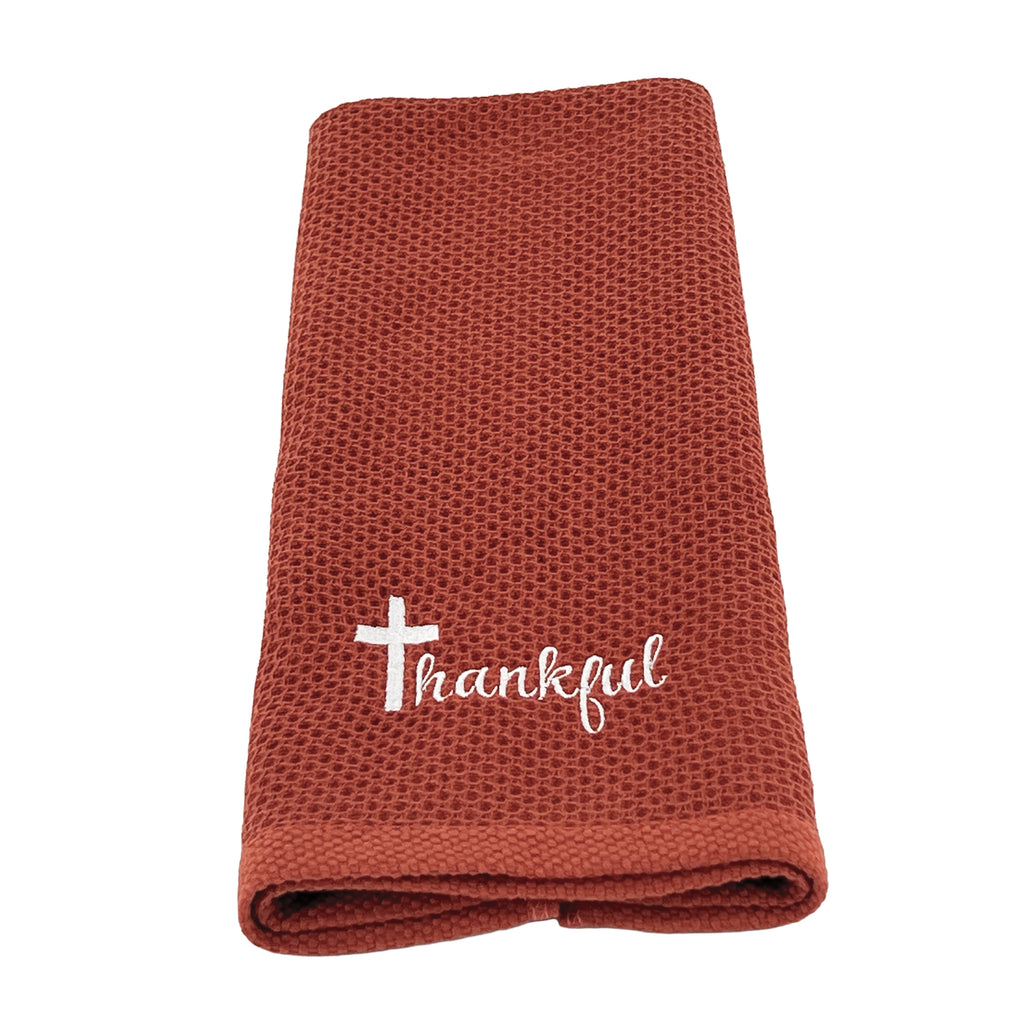 Kitchen Towel Embroidered Fall Autumn Home Decor Great Gift