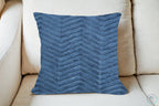 Pillow Cover or Throw Pillow Light Blue Minky