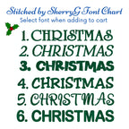 Christmas Tree Skirt Personalized Embroidered Name for Family Red Checker