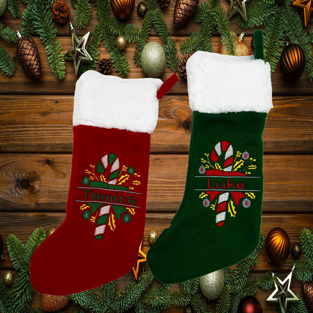 Christmas Stockings Embroidered and Personalized with Names