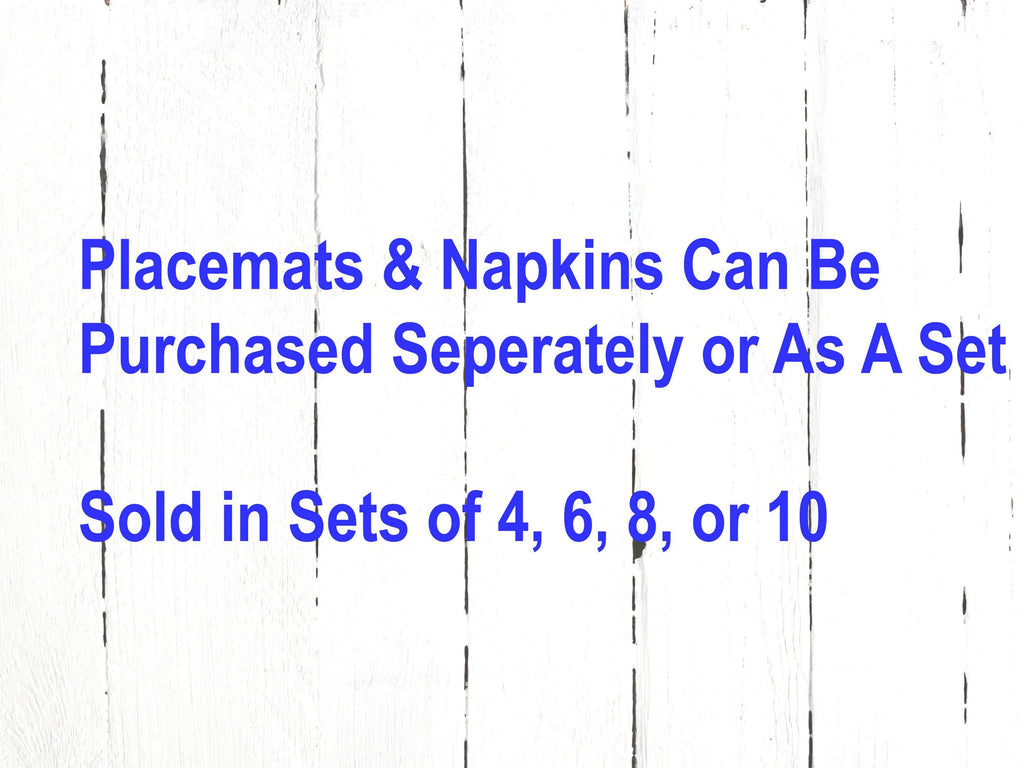 Dinner Napkins and Placemats Yellow Bunny