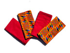 Dinner Napkins and Placemats Multi Color Cultural Print