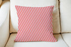 Christmas Throw Pillow Cover or Holiday Decorative Pillow Red Candy Cane