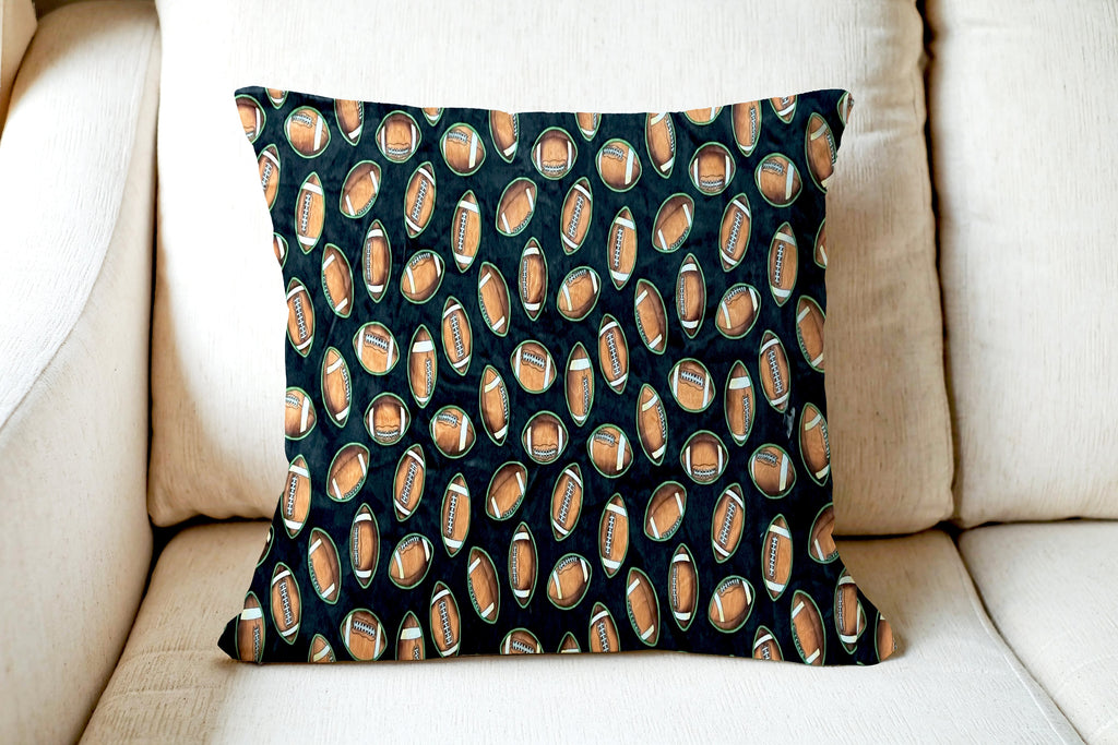 Throw Football Pillow Cover Football