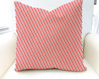 Christmas Throw Pillow Cover or Holiday Decorative Pillow Red Candy Cane